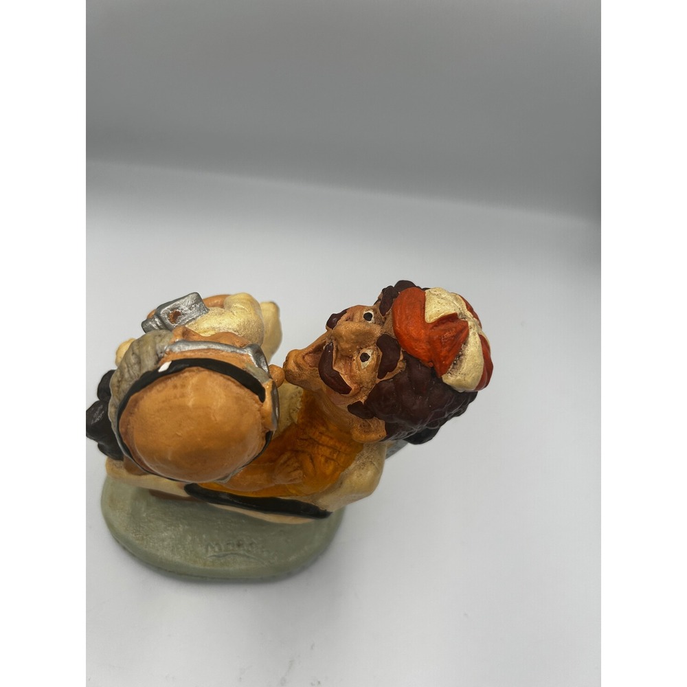 Vintage Marwal Chalkware Dentist and Patient Figurine Humorous Caricature Statue - Picture 6 of 7